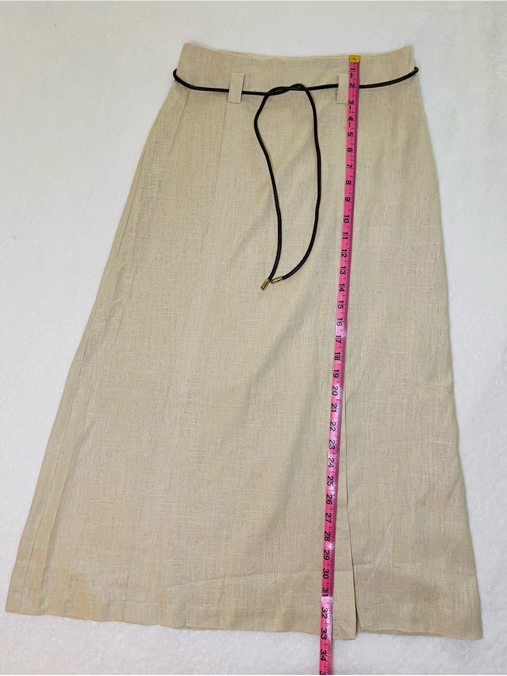 Elie Tahari Linen Blend Skirt - Picture 6 of 8